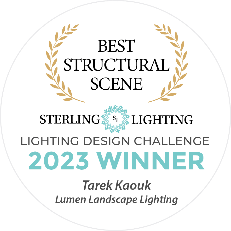 Lumen Landscape Lighting - Tarek Kaouk Best Structural Scene Award